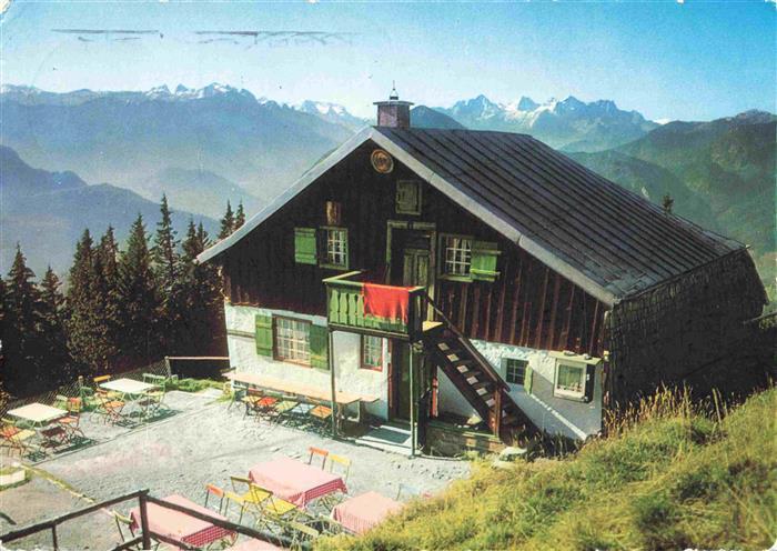 Zwieselalm 1387m Berchtesgaden Bayern mit Reiteralpe und Loserer Steinberge