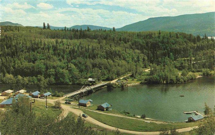Stellako River Fraser Lake British Columbia Canada Panorama