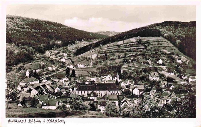 Schoenau Heidelberg Odenwald Panorama Luftkurort