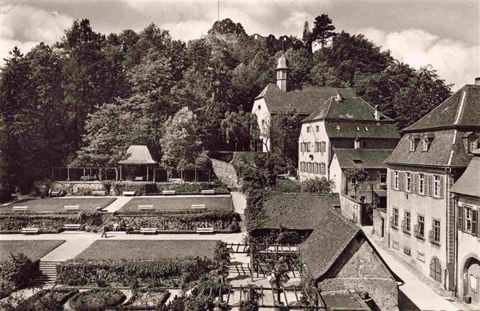 Lindenfels Odenwald Kurgarten und Burg Hoehenluftkurort