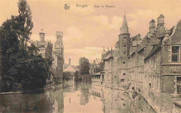 Bruges  BRUGGE Belgie Quai du Rosaire