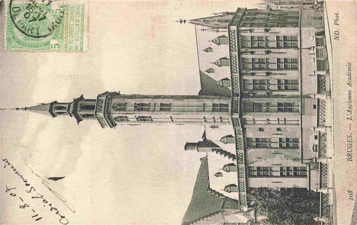 Bruges  BRUGGE Belgie Ancienne Académie