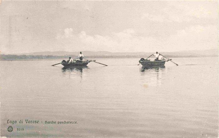 Lago di Varese Lombardia IT Barche pescherecce