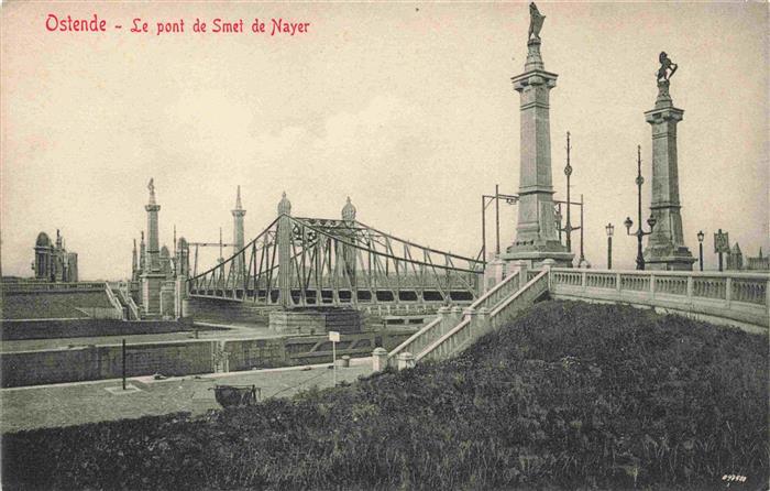 OSTENDE Oostende West-Vlaanderen Belgie Le Pont de Smet de Nayer