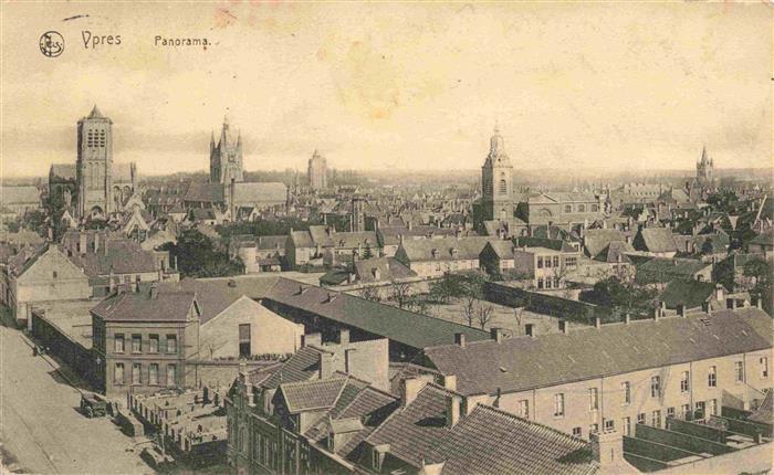 Ypres Ypern Ieper Belgie Panorama