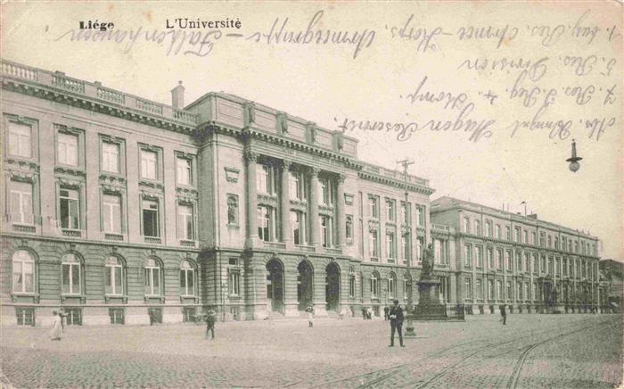 LIEGE  Luettich Luik Belgie Université Feldpost