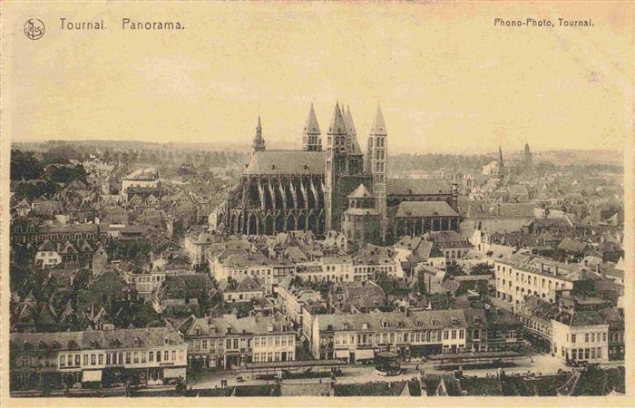 TOURNAI Doornik Doornyk Hainaut Belgie Panorama
