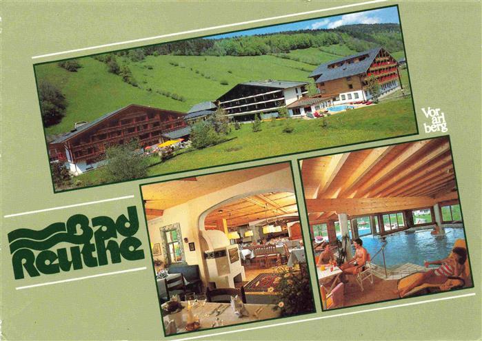 Reuthe Vorarlberg AT Kurhotel Moorheilbad Restaurant Hallenbad