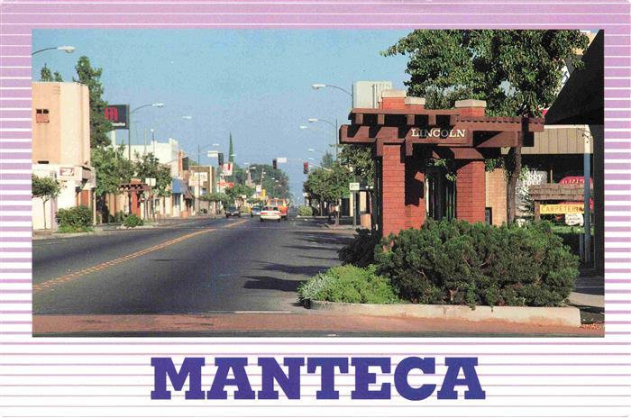 Manteca California USA Main street