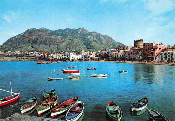Forio d Ischia IT Panorama Hafen