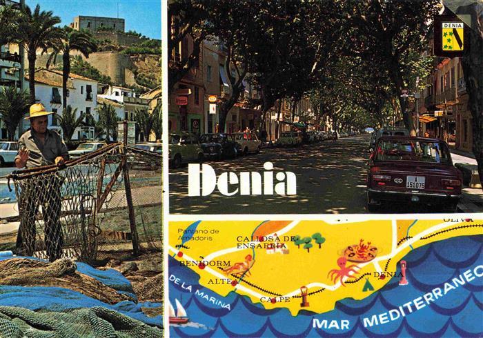 Denia Costa Blanca ES Detalle del puerto Avenida del Generalísimo