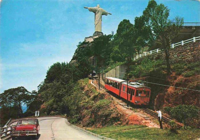 RIO DE JANEIRO Brazil Monumento de Cristo Redentor Corcovado Rock