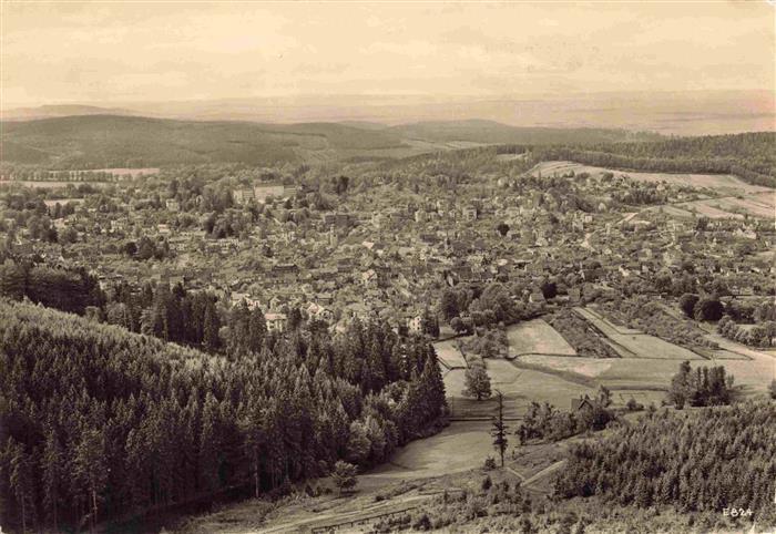 Friedrichroda Panorama Blick vom Koernberg Luftkurort