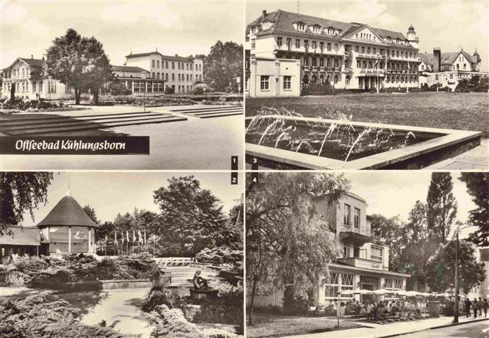 KueHLUNGSBORN Ostseebad Ostsee-Hotel Konzertgarten FDGB-Erholungsheim Dimitroff