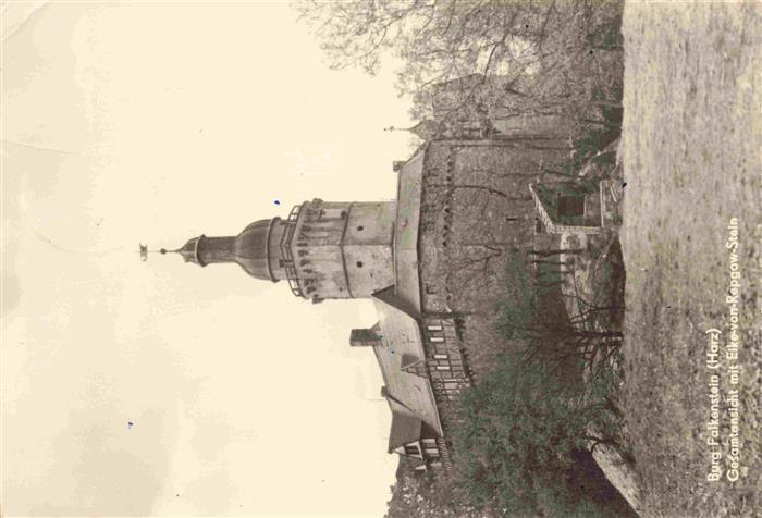 Falkenstein Harz Museum Burg 12. Jhdt. Eike-von-Repgow-Stein Denkmal