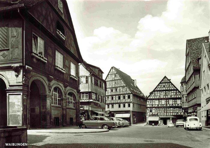 Waiblingen Rems Altstadt Fachwerkhaeuser
