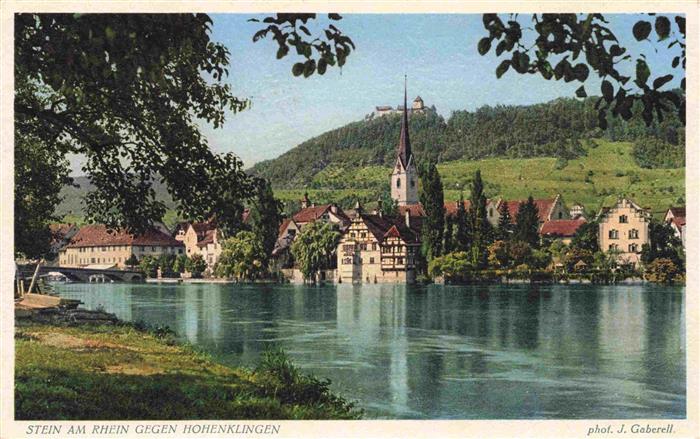 Foto Gaberell J. Nr. 7871 Stein am Rhein Hohenklingen