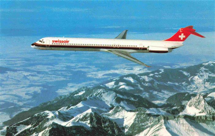 Flugzeuge Zivil Swissair McDonnell Douglas MD81