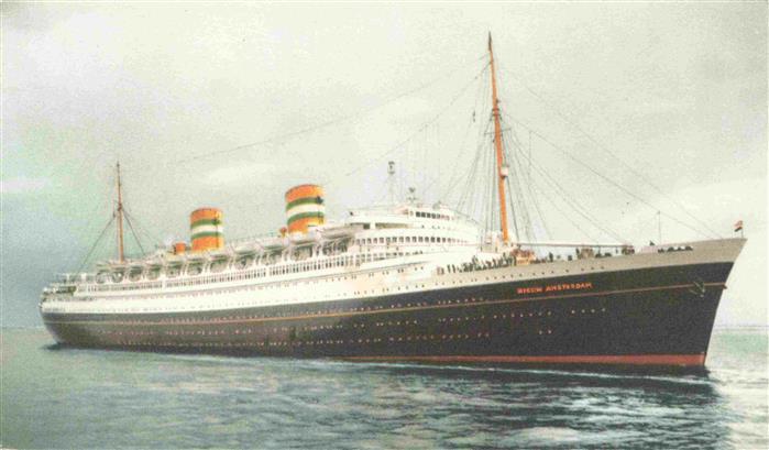 Dampfer Oceanliner Nieuw Amsterdam Holland-America Line