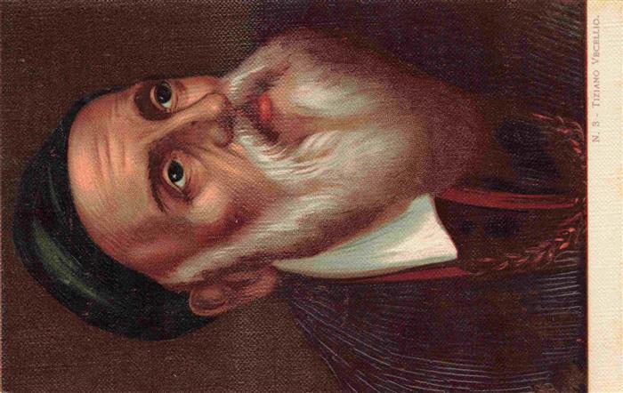 Tiziano Vecellio Kuenstlerkarte Cartolina