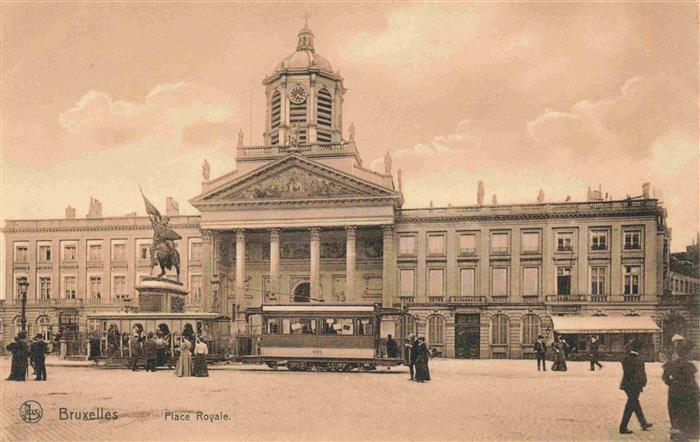 Strassenbahn Tramway-- Place Royale Bruxelles