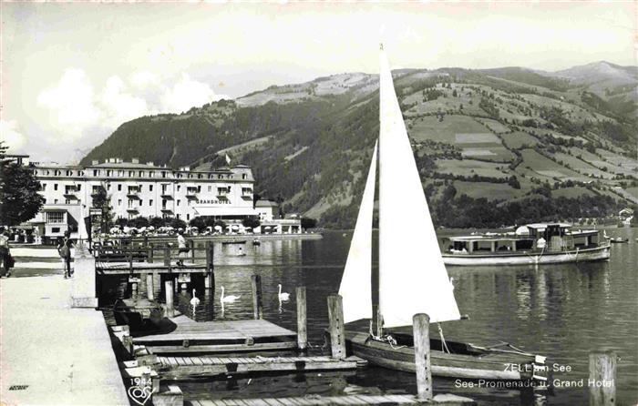 Segelboote Segelschiffe Sailing Voile Vela-- Zell am see