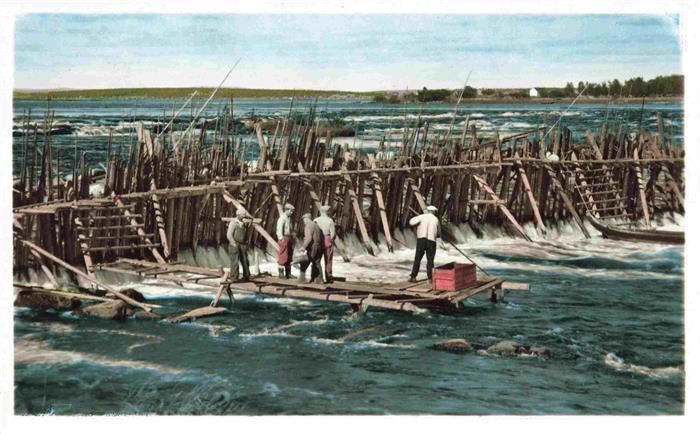 Fischerei Fishing Peche-- Sikfiske i Kukkolaforsen