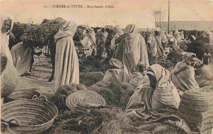 Nomads Nomaden Nomades Beduines Bedouine Marchands d'Alfa