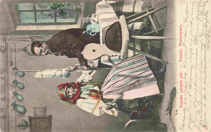 Spinnen Handwerk Bauernparr Romaenien