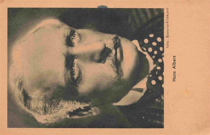 Schauspieler Hans Albers Foto Bavaria Filmkunst Berlin