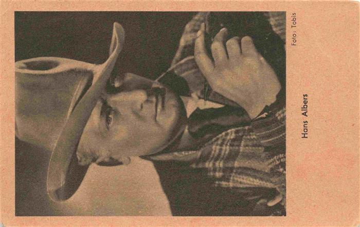 Schauspieler Hans Albert Foto Tobis Berlin