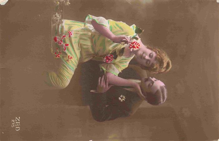 Foto ZED Nr. 275 Paar Liebe Rosen France