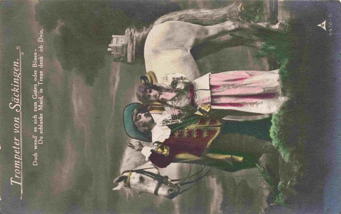 Foto PH Nr. 4416-5 Trompeter von Säckingen Pferd Bu