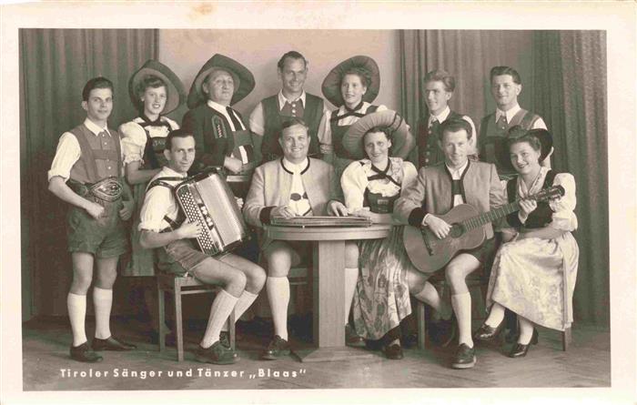 Tanz Taenzer Dance Baile-- Saenger Tirol Blaas Innsbruck