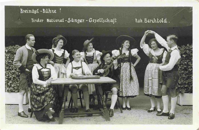 Saengerbundfest Saengerfest Tiroler National Gesellschaft Rob.Berchtold