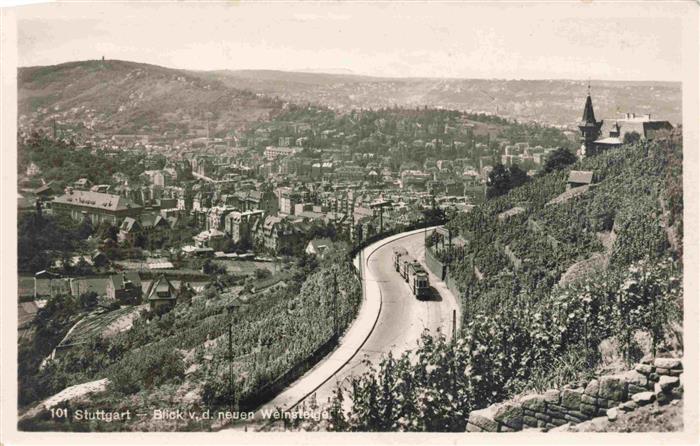 Strassenbahn Tramway-- Neue Weinsteige Stuttgart
