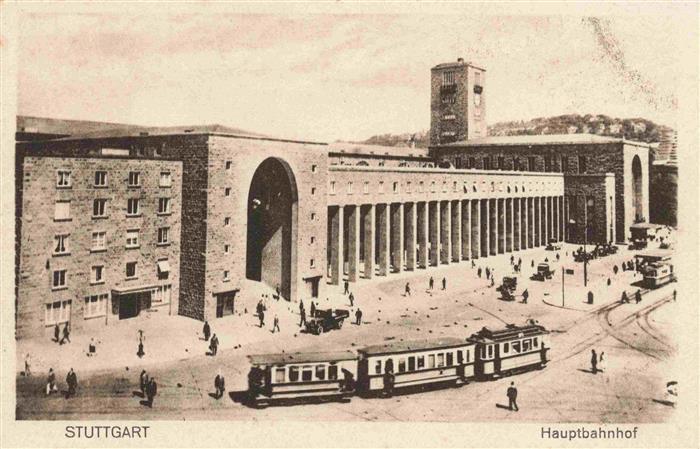 Strassenbahn Tramway-- Haupbahnhof Stuttgart