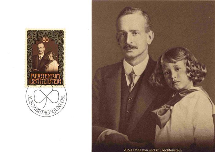 Adel Liechtenstein Fuerstenhaus Alois Prinz Franz Josef II