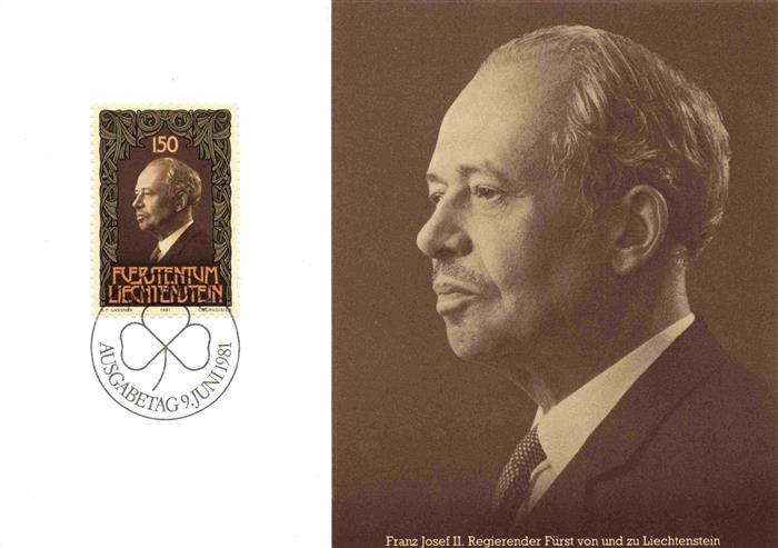 Adel Liechtenstein Fuerstenhaus Franz Josef II