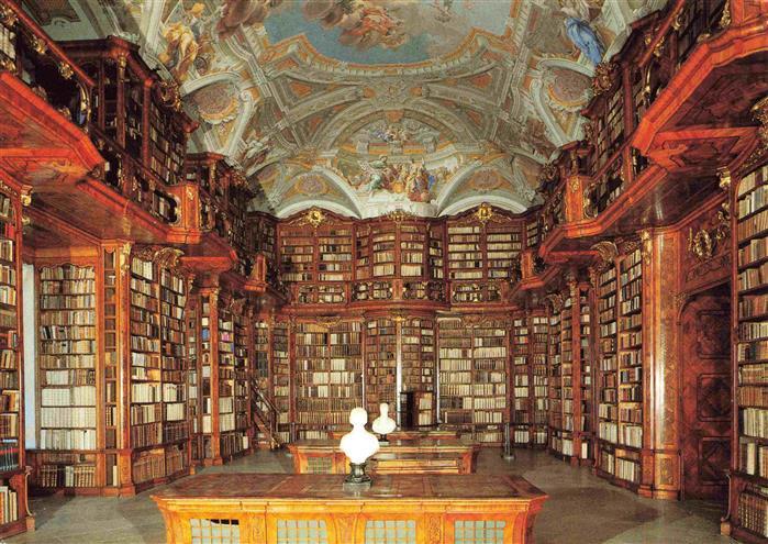 Bibliothek Library Augustiner Chorherrenstift St.Florian