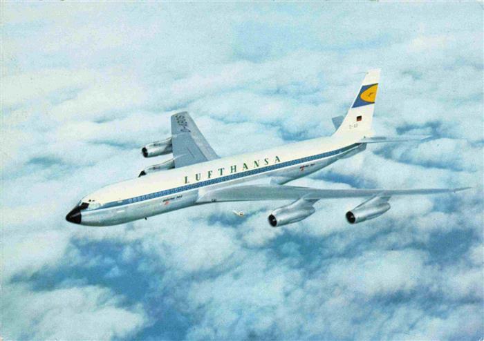 Flugzeuge Zivil Lufthansa Boeing Jet 707 Germany