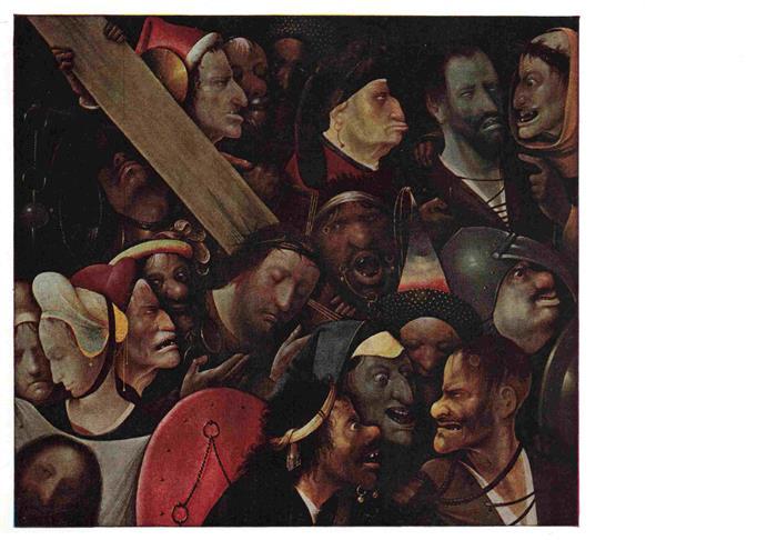 Bosch Hieronymus Kuenstlerkarte Portement de croix Gent Museum Gand