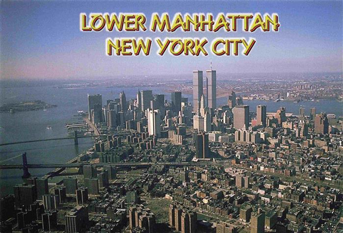 Twin Towers New York USA Lower Manhattan