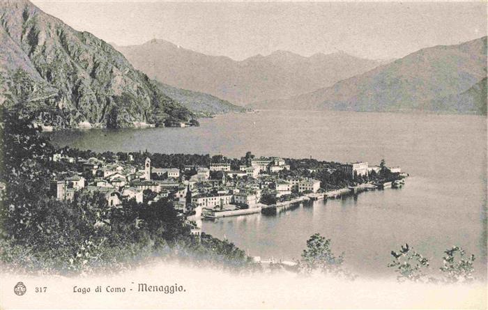 Menaggio Lago di Como Lombardia IT Panorama
