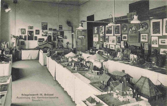 Bruessel Brussels BRUXELLES Kriegslazarett IV Handarbeitssaal