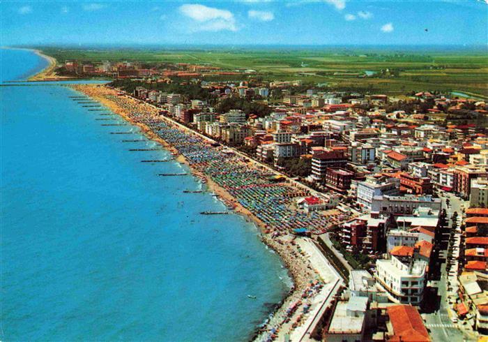 Caorle Veneto IT Fliegeraufnahme