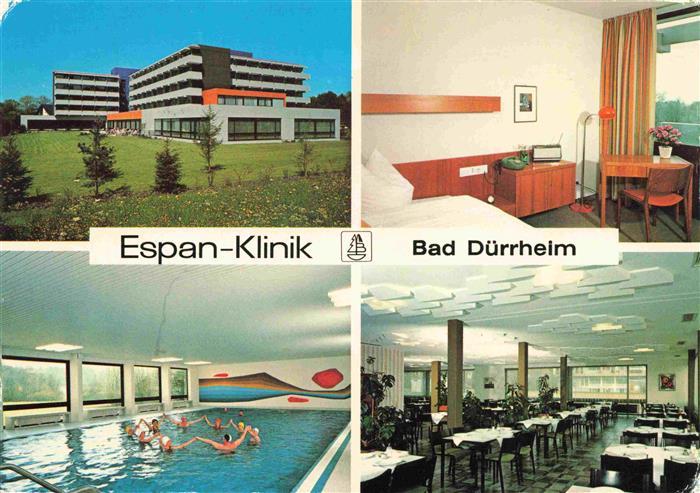 Bad Duerrheim Espan Klinik Hallenbad Speisesaal Zimmer