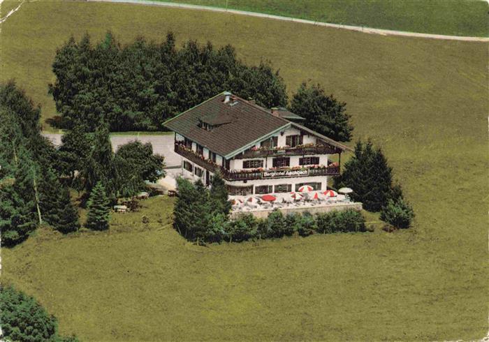 Westerham Feldkirchen-Westerham Bayern Berghotel Aschbach Fliegeraufnahme