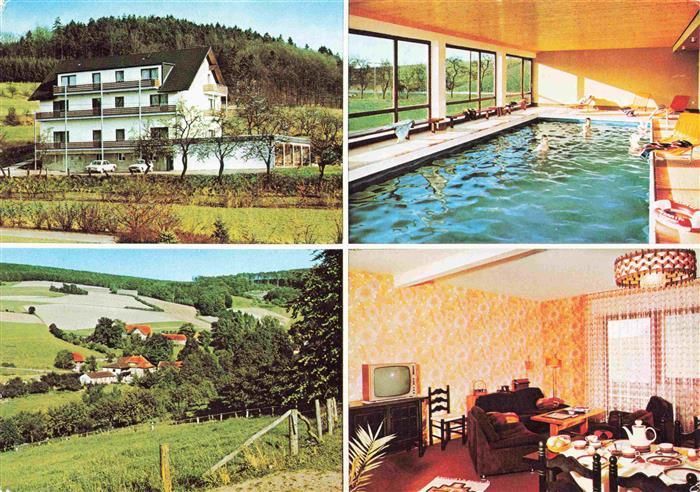 Doerentrup Pension Cafe Forellenhof und Gaestehaus Am Park Hallenbad Zimmer