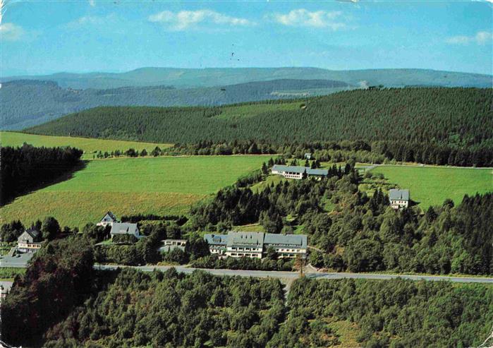 Winterberg Hochsauerland NRW Jugendherberge Neuastenberg Fliegeraufnahme